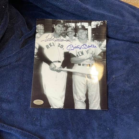 - Ted Williams Mickey Mantle New York Yankees Boston Red Sox - Picture 1 of 2